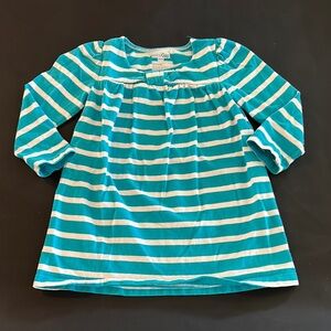 GAP Baby Blue and White Striped Dress